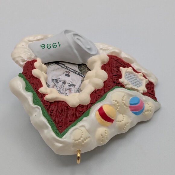 Hallmark Keepsake Special Dog Photo Holder 1998 Vintage Christmas Ornament - Picture 4 of 11